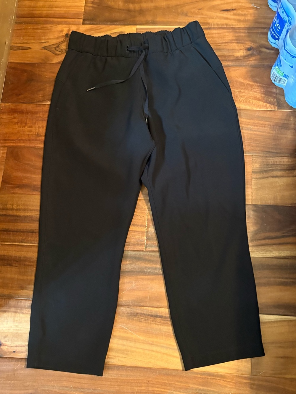 Lululemon High-Rise trouser Leg Crop Pants Black Size 6 (1349)
